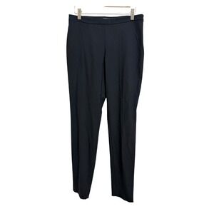 Quiet Luxury Minimalist Theory‎ Black Wool Blend Slim Trousers Size 4